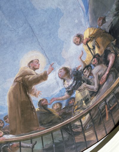 St. Anthony Preaching (detail) by Francisco de Goya
